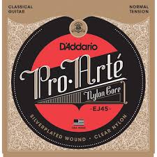 D'Addario EJ45 - Pro Arte Silver/Clear/Normal